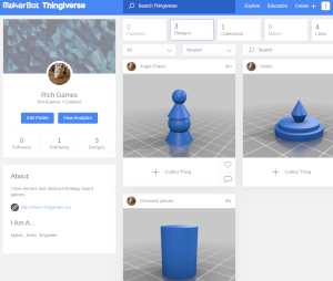 Thingiverse site