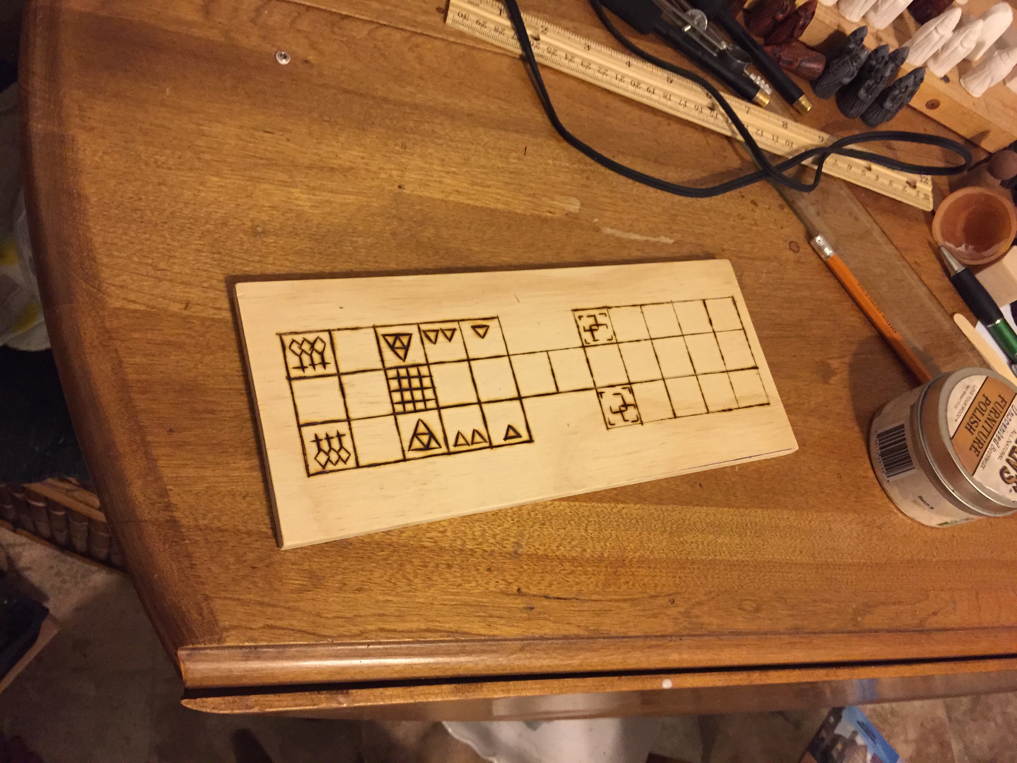 Making a Senet-Ur Board 2