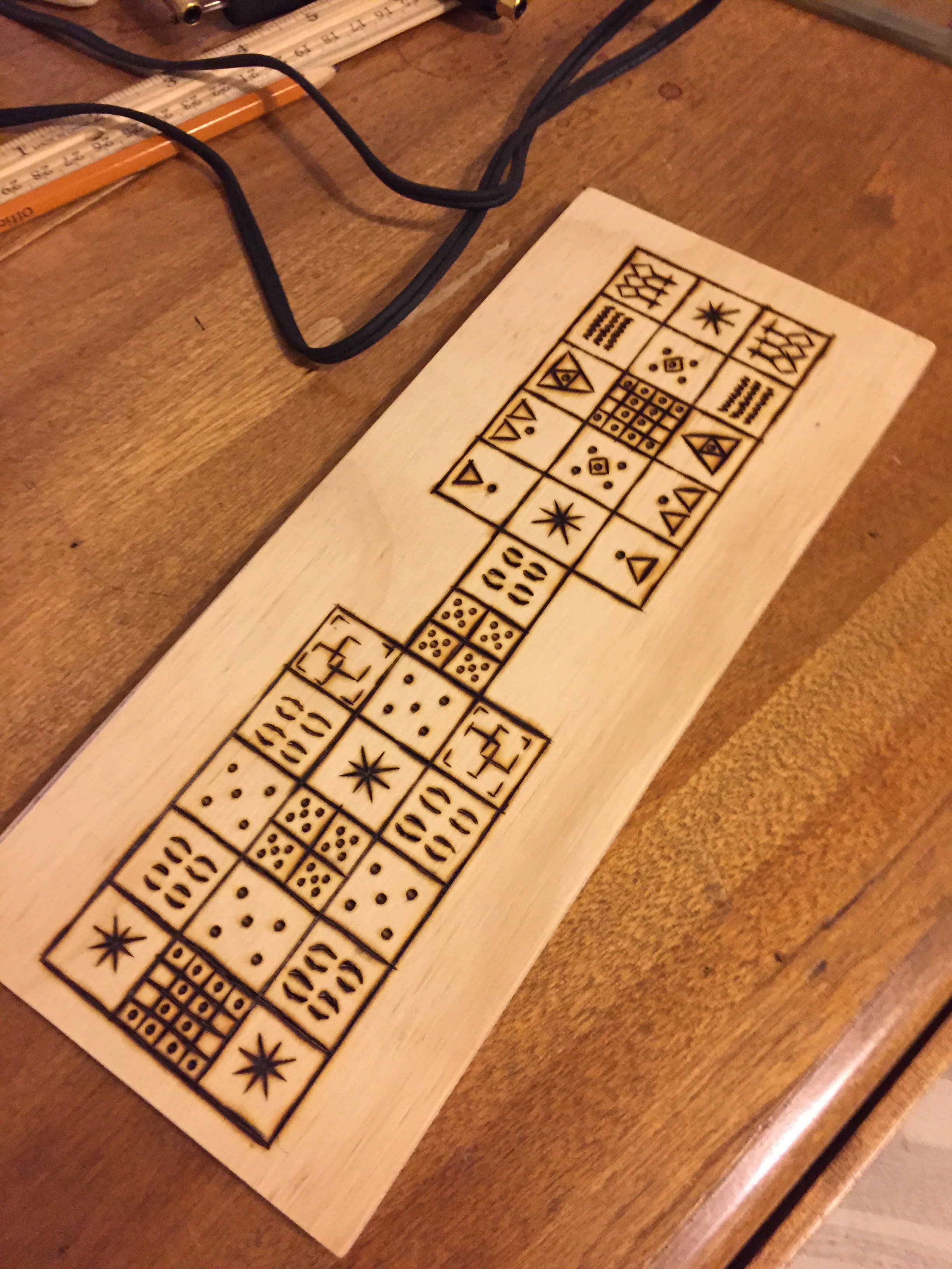 Making a Senet-Ur Board 3